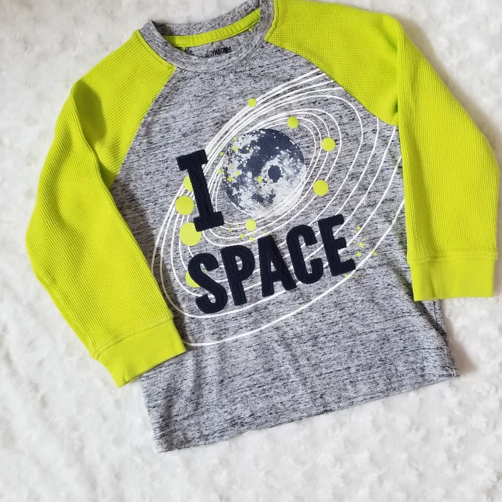Gymboree long-sleeved space tee bundle size 3T